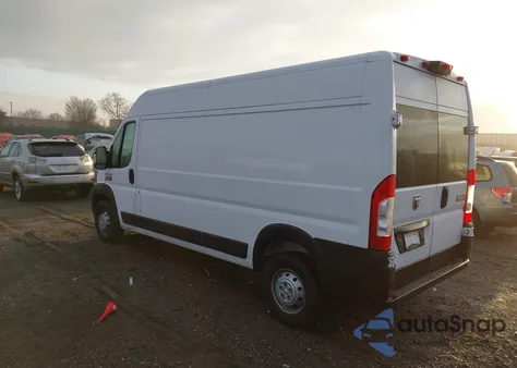 2021 Ram Promaster 2500 High Roof 159 Wb from USA, damaged, VIN 3C6LRVDG3ME508121